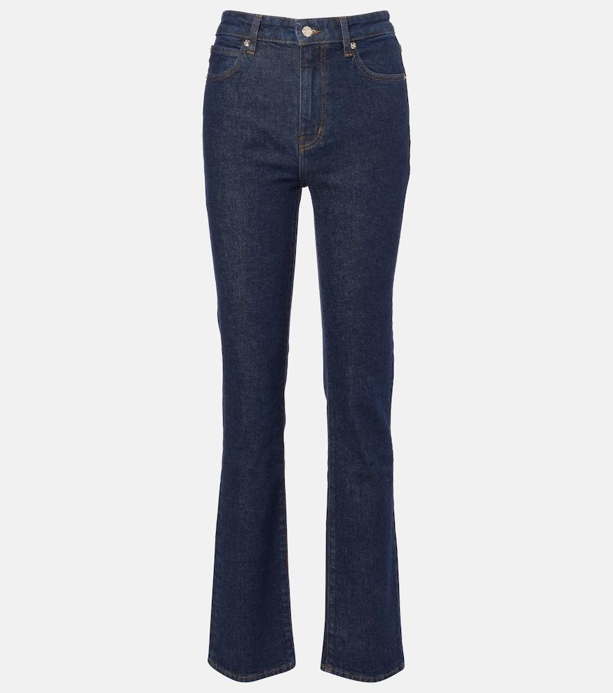 frame ruler mid-rise straight jeans