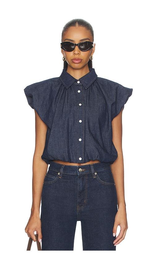 frame shell top in blue. - size l (also in xl)