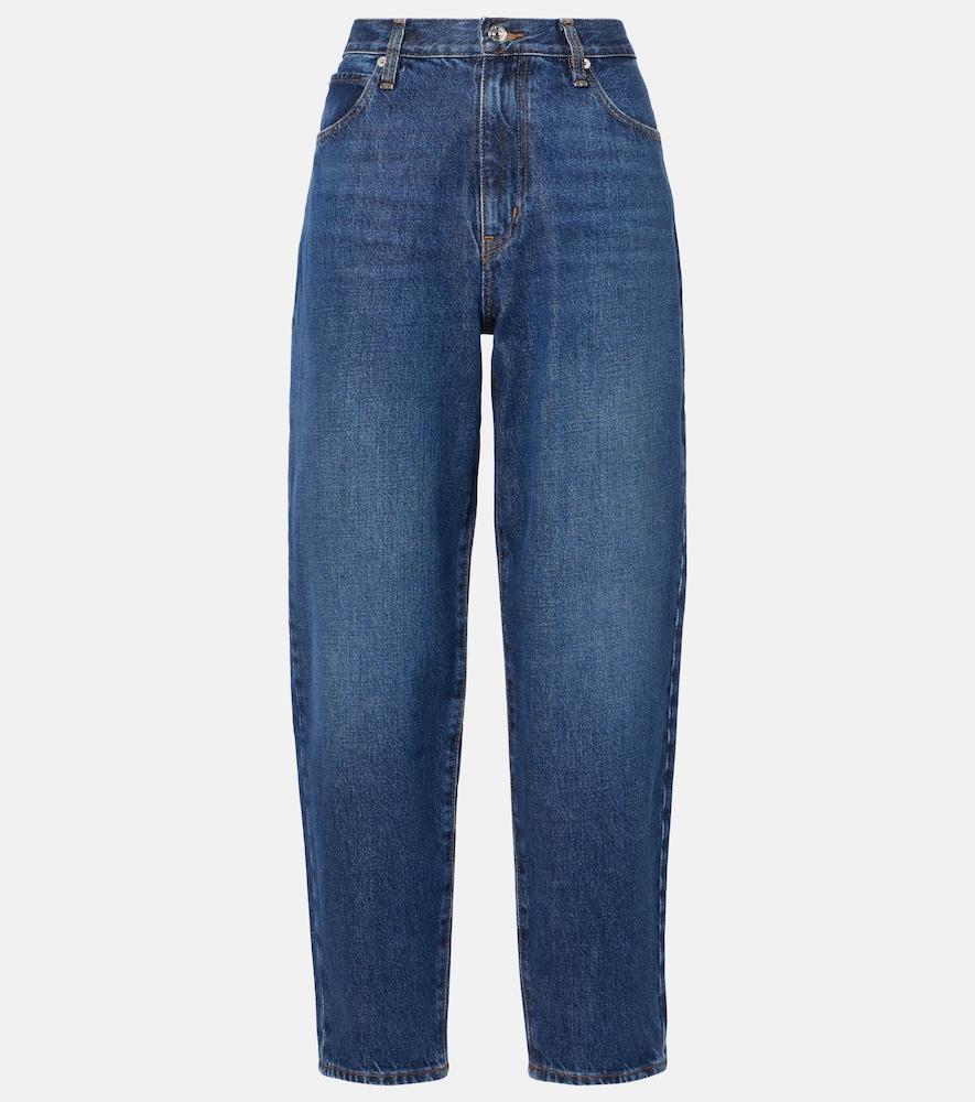 frame the candle high-rise wide-leg jeans