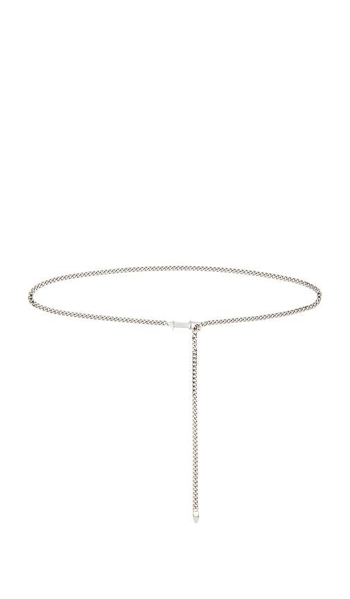 frame the chain belt in metallic silver. - size xs/s (also in )