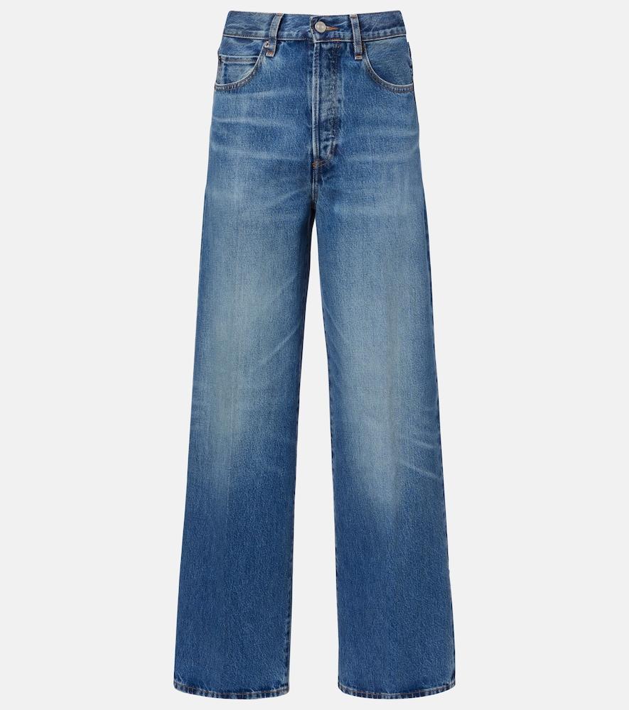 frame the collegiate wide-leg jeans