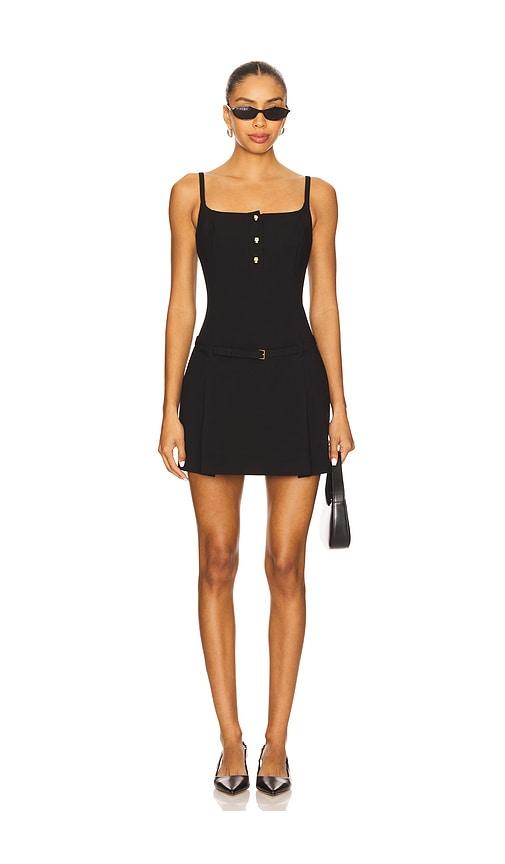 frame the mod dress in black. - size 0 (also in 2, 8)