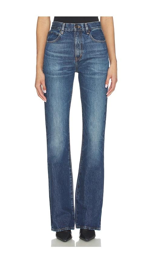frame the outlaw jeans in blue. - size 24 (also in 25, 26, 27, 28, 30)