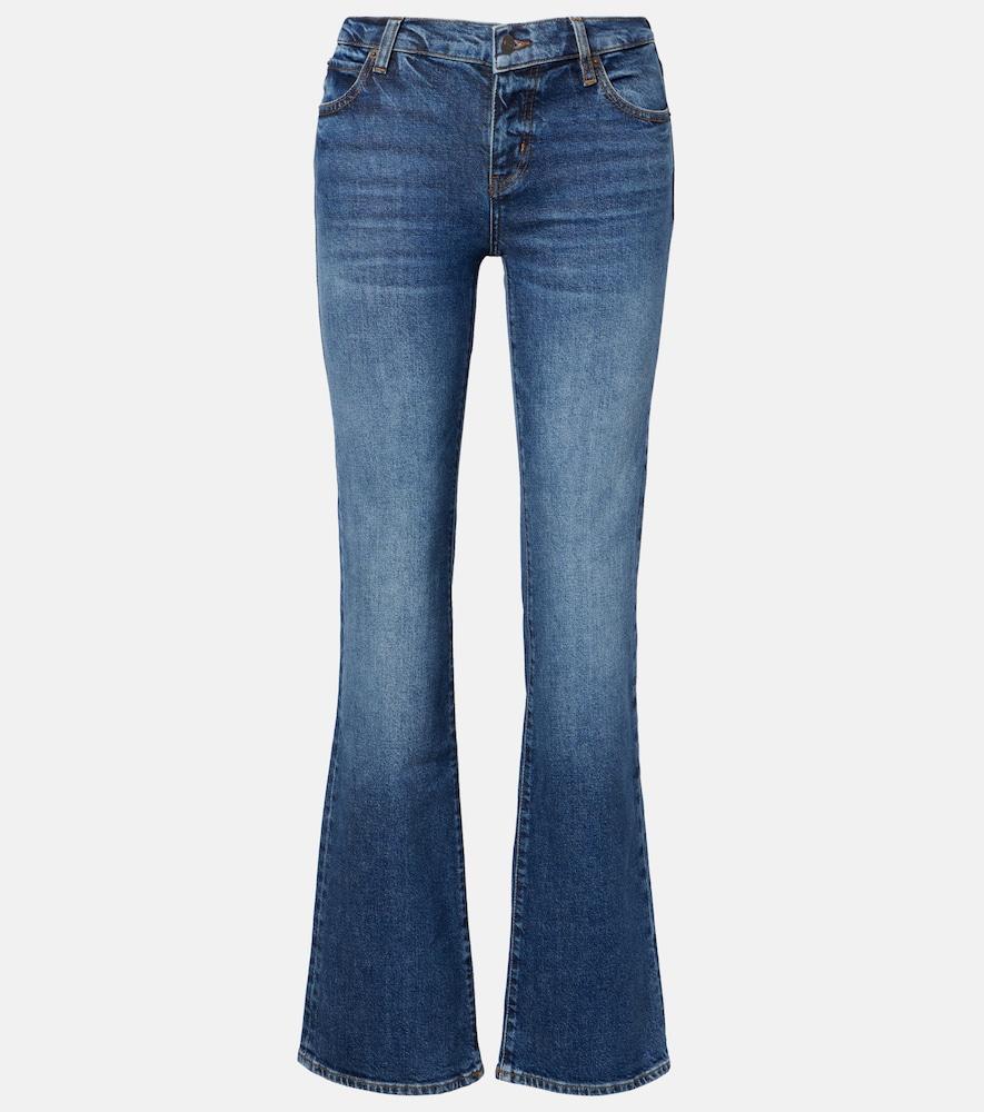 frame the rodeo high-rise bootcut jeans
