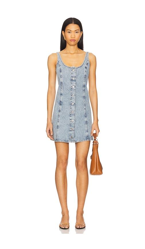 frame the shift dress in blue. - size 10 (also in 2)