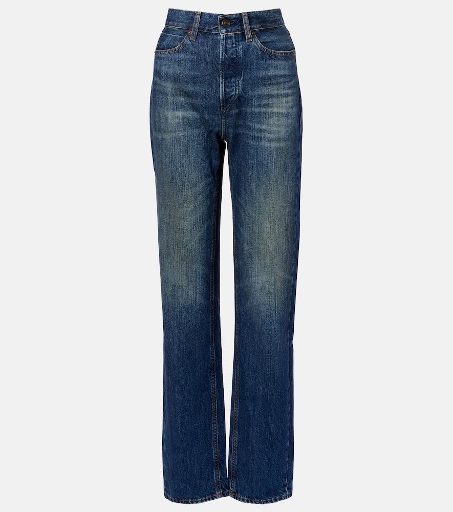 frame the stack straight jeans