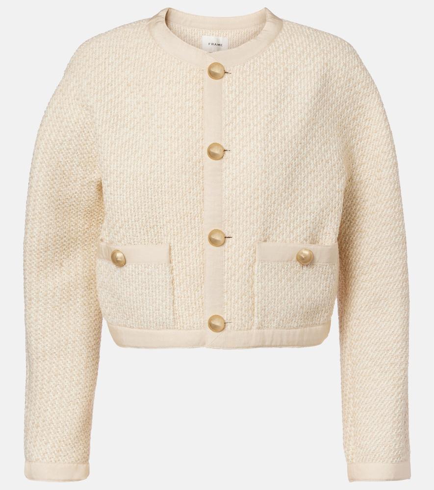 frame trim cropped jacket