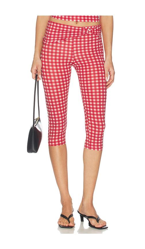 frame x alexandra leclerc the casino capri in red. - size l (also in xs, s, m)