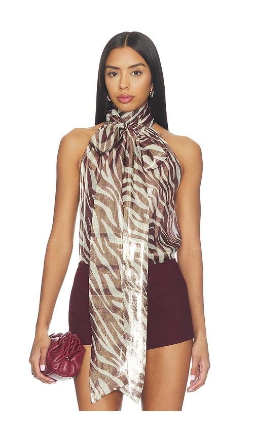 franã§oise susan blouse in brown. - size 38 (also in 42)