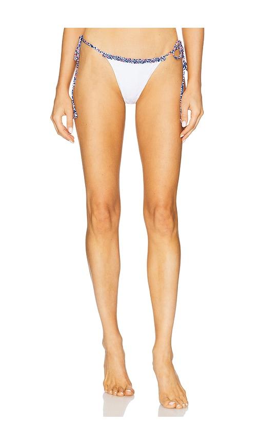 frankies bikinis divine bikini bottom in white. - size l (also in xl)