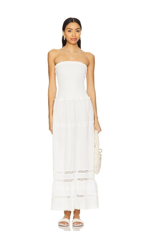 frankies bikinis empress dress in white. - size l (also in s, m, xl)