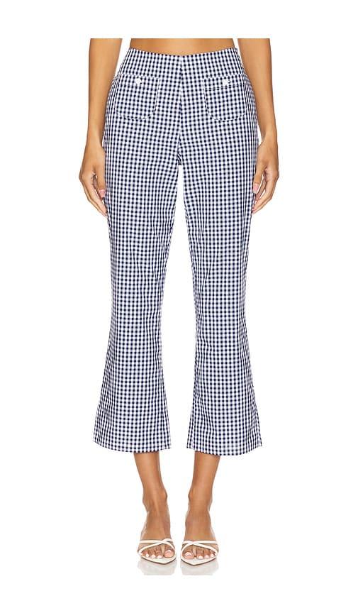 frankies bikinis parlour poplin capri in multi. - size l (also in s, xl)