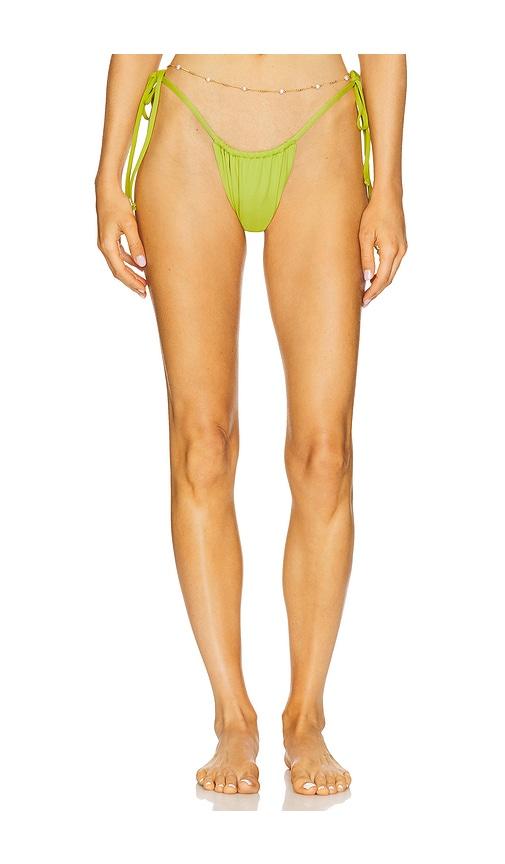frankies bikinis tia bikini bottom in green. - size l (also in xl)