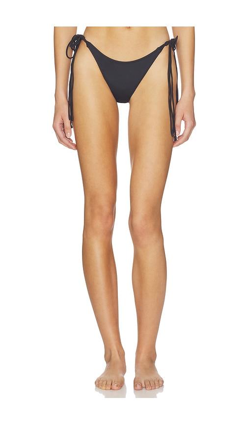 frankies bikinis x jennie camille bottom in black. - size m (also in s, xs)