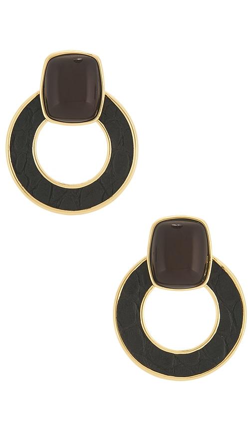 frasier sterling croc knockers in brown.