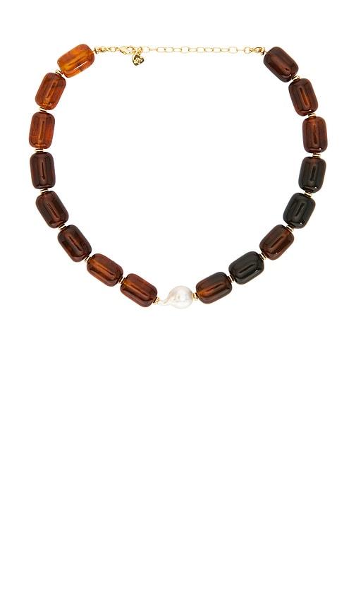 frasier sterling last call necklace in red.