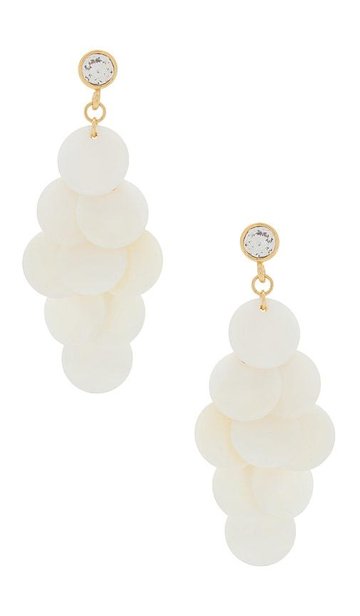 frasier sterling tahiti earrings in ivory.