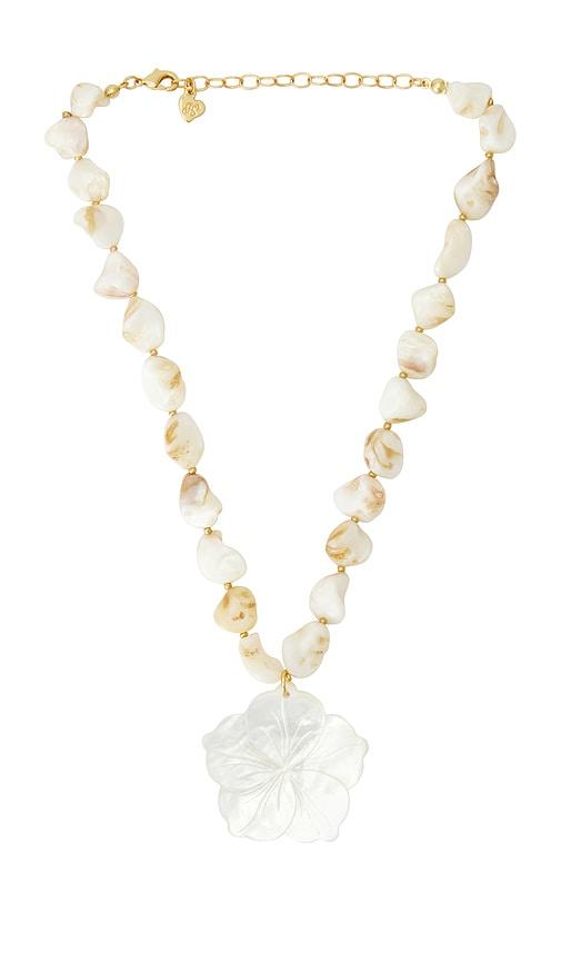 frasier sterling x for love & lemons isla necklace in ivory.
