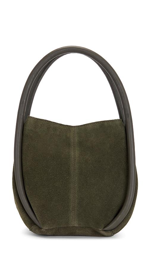 free people barlow bucket bag in olive.