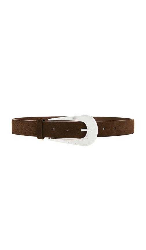 free people cannon suede belt in brown. - size m/l (also in xs/s)
