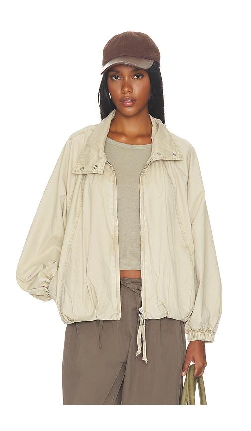 free people chelsea jacket in cream. - size l (also in xs, s, m, xl)