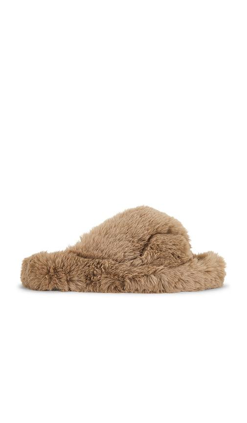 free people counting sheep slipper in brown. - size 6 (also in 8)