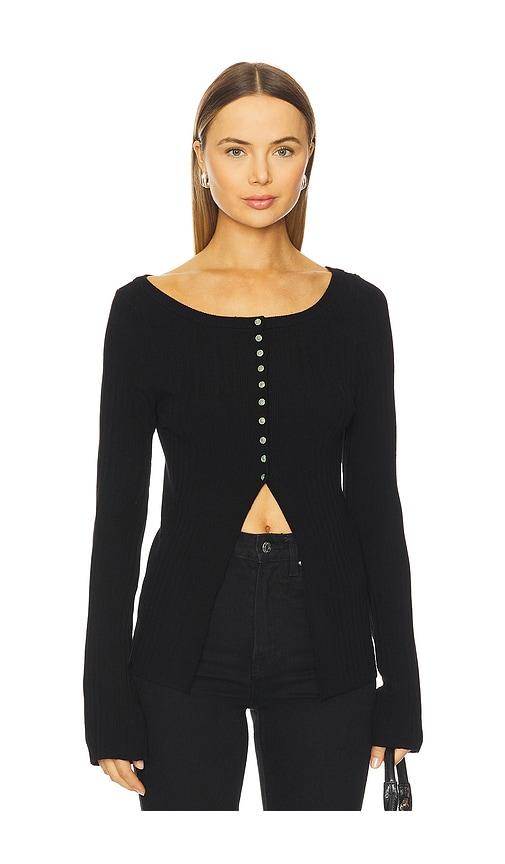 free people east side cardigan in black. - size m (also in xs, s)