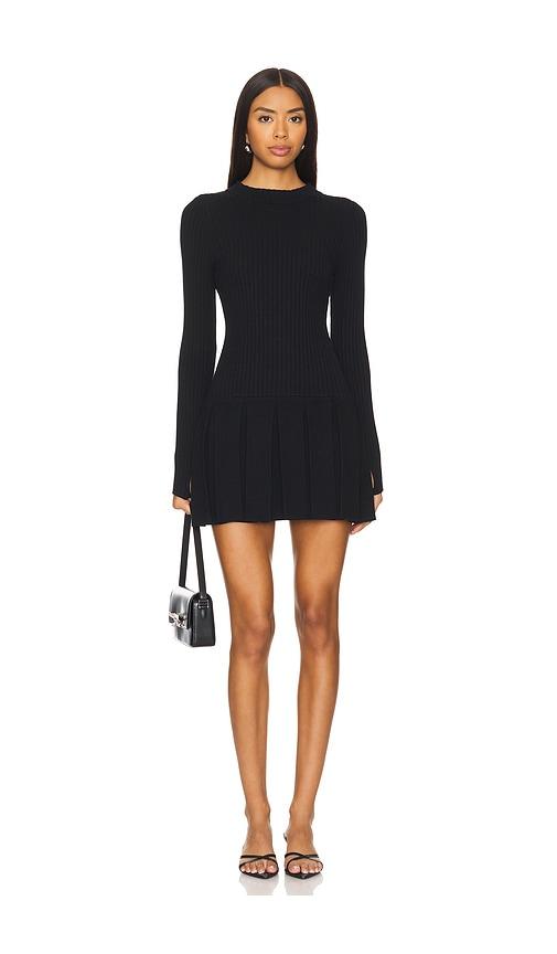 free people emmy mini dress in black. - size m (also in s)