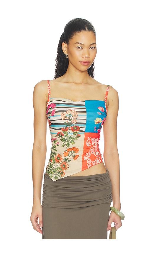 free people estella tank in multi. - size m (also in xs, s)