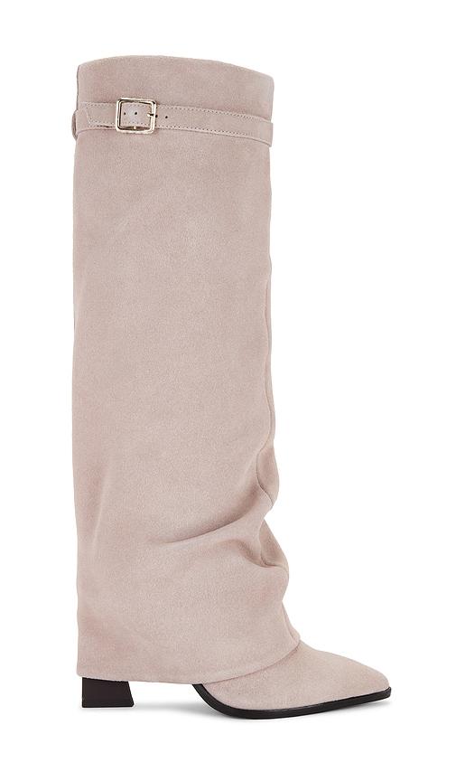 free people felicity foldover boot in brown. - size 6 (also in 6.5, 7, 9.5)