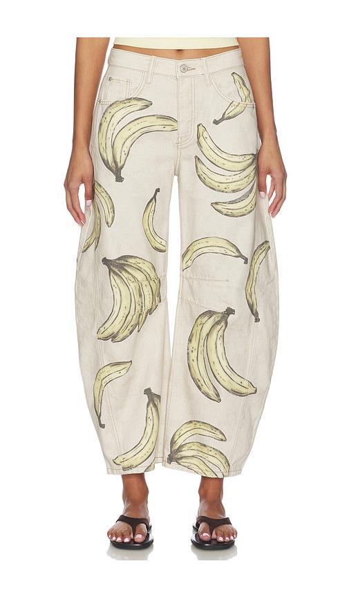 free people good luck printed jean in multi. - size 25 (also in 26, 27, 28)