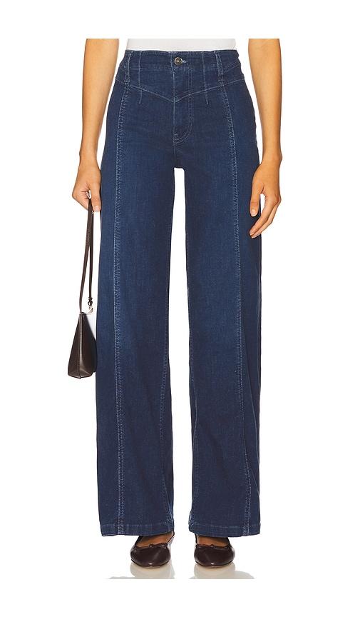 free people libre wide leg in blue. - size 24 (also in 26, 25, 27, 28, 29, 30, 31, 32, 33)
