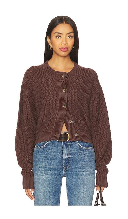 free people lila cardi in brown. - size m (also in xs, s)
