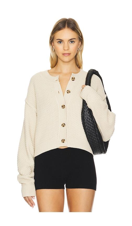 free people lila cardi in neutral. - size xl (also in xs, l)