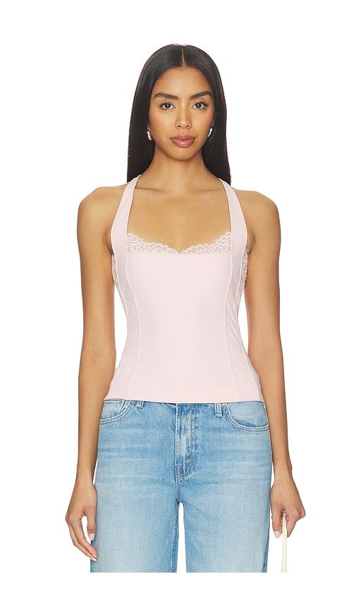 free people looking good cami in pink. - size l (also in m)