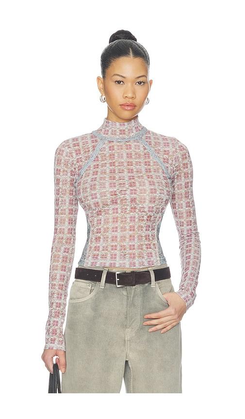 free people lyric long sleeve top in multi. - size l (also in xs, s, m)