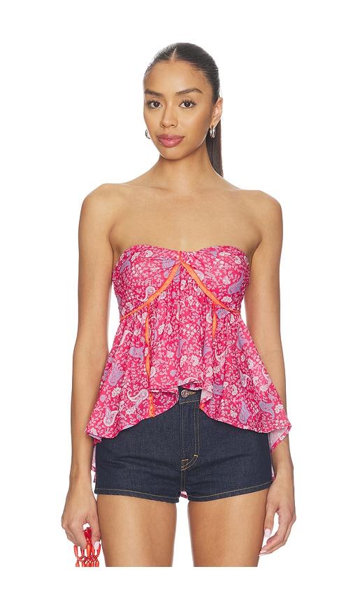 free people malia tube in pink. - size l (also in xs, s, m, xl)