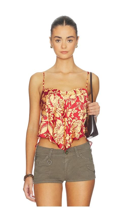 free people might be something cami in red. - size l (also in xs, s, m, xl)