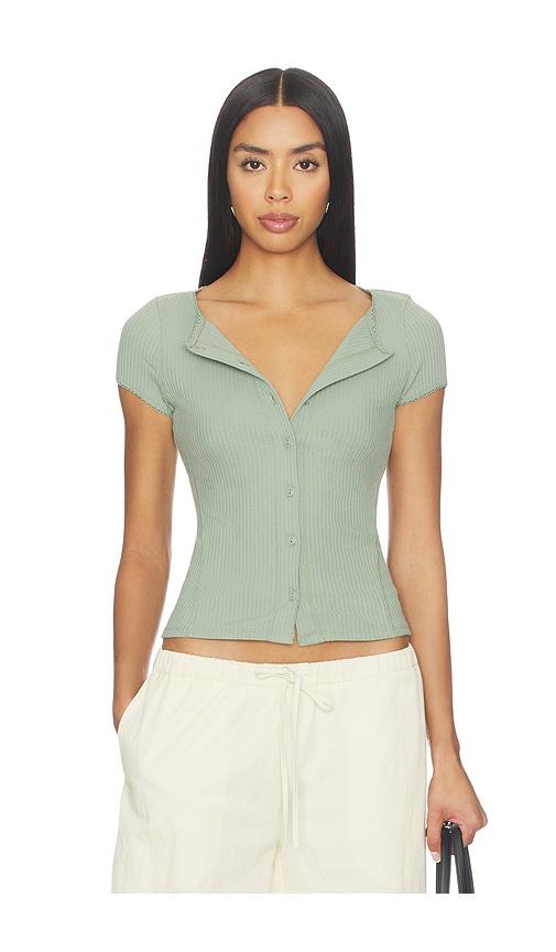 free people most wanted cardigan in sage. - size l (also in xs, s, m, xl)