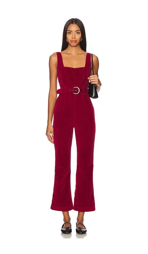 free people party starter one piece in red. - size 4 (also in 6)