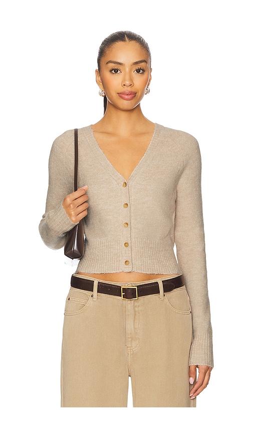 free people school girl cardi in cream. - size l (also in xs, s)