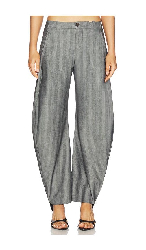 free people spotlight trouser in grey. - size 10 (also in 6, 12)