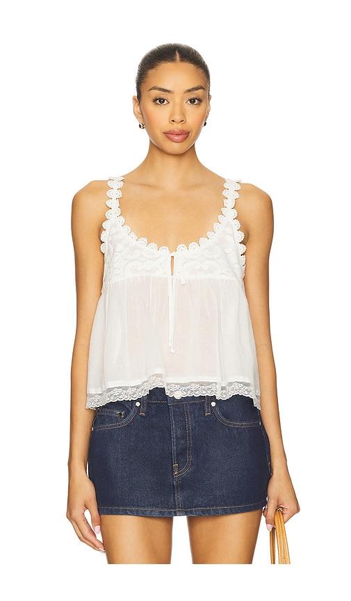 free people stevie lace tank in ivory. - size s (also in xl)