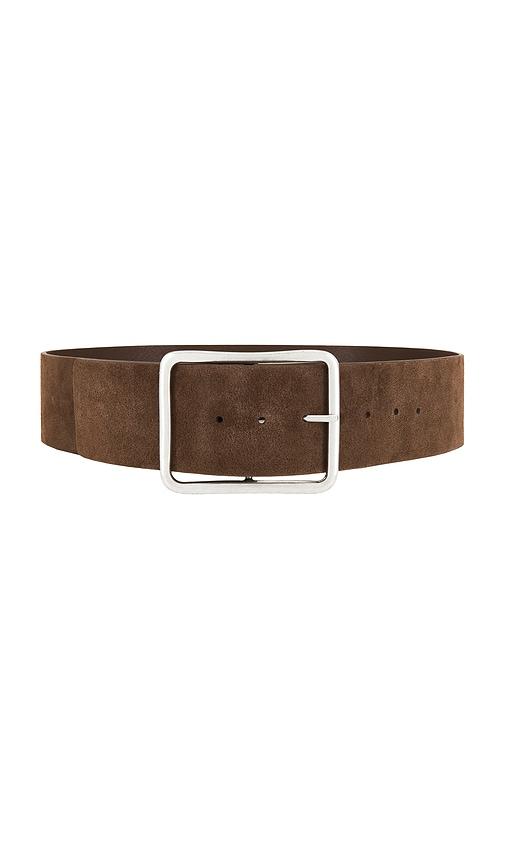 free people suede hex hip belt in cognac. - size m/l (also in s/m, xs/s)