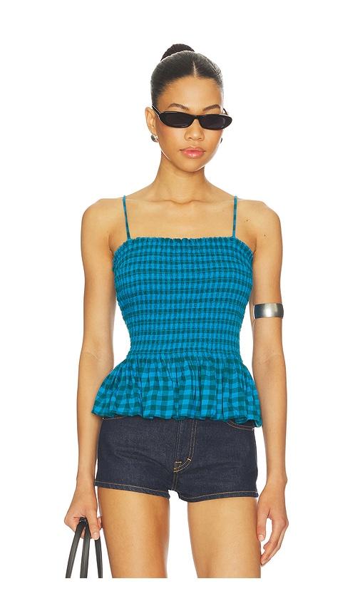 free people sundance tank in teal. - size l (also in xs, s, m, xl)
