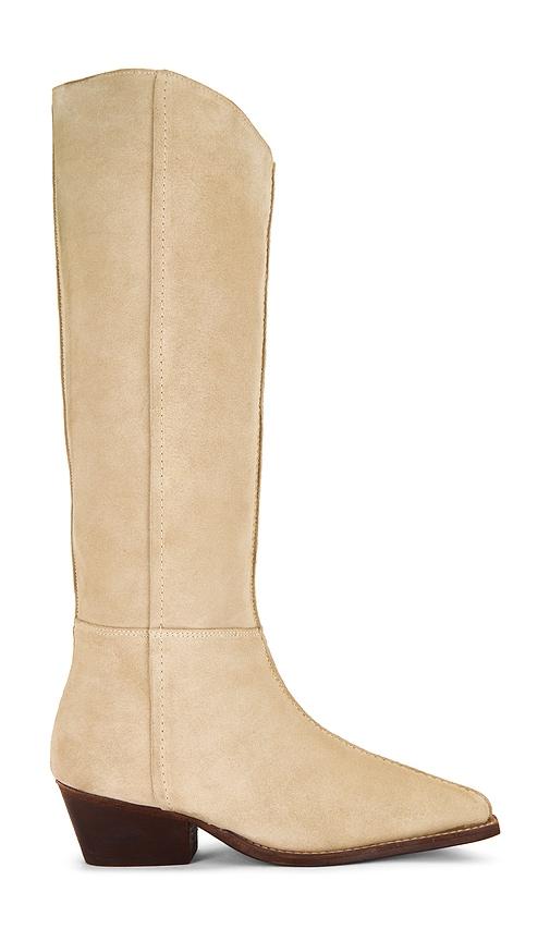 free people sway low slouch boot in taupe. - size 10 (also in 6, 7)