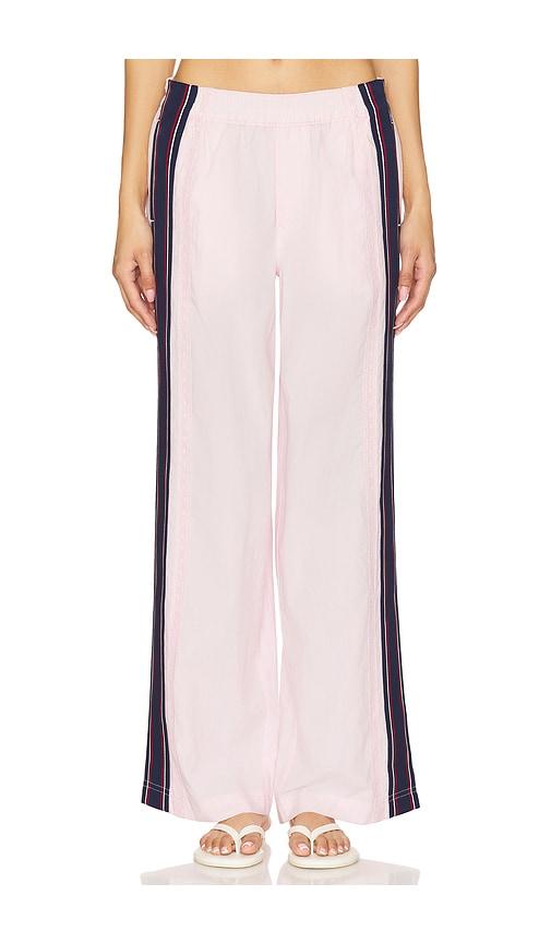 free people team spirit pull on pant in pink. - size l (also in xl)