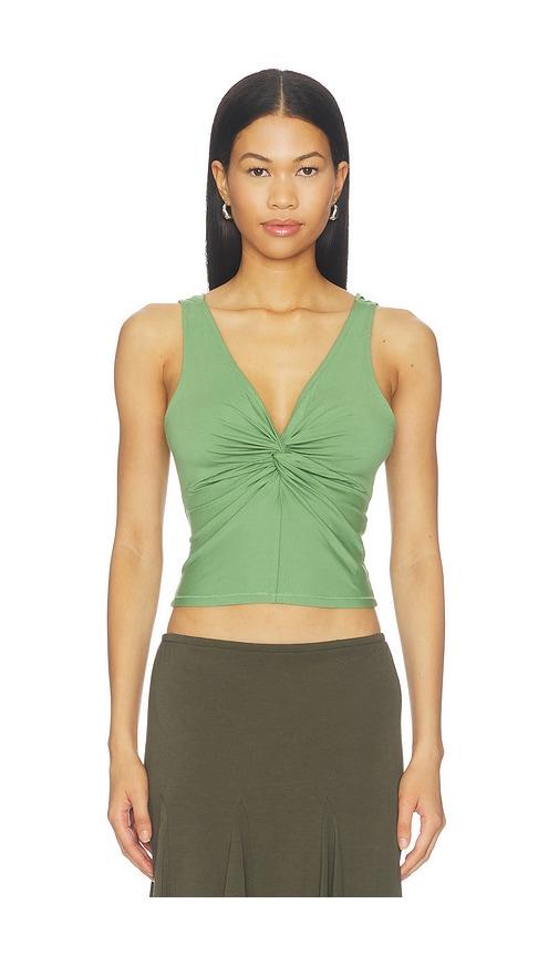 free people were going out cami in green. - size l (also in xs, s, m, xl)