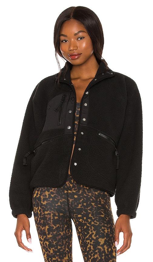 free people x fp movement hit the slopes jacket in black. - size m (also in xs, s, l)