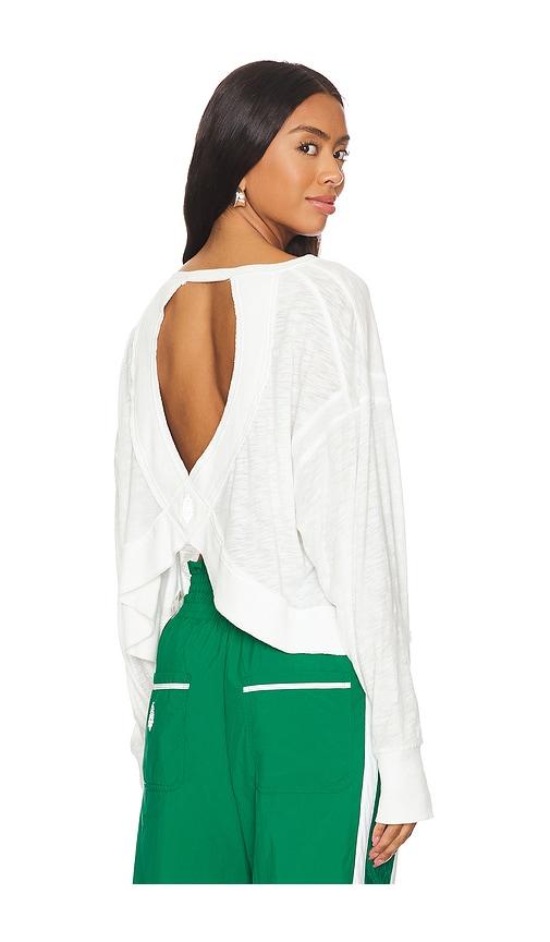 free people x fp movement my time layer tee in white in white. - size m (also in s)